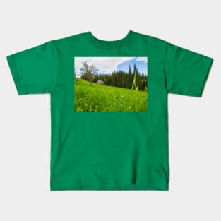 Wooden cottage Kids T-Shirt